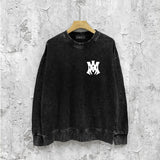 Amiri washed sweatshirt Hollywood spider print washed old