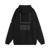 C.e hoodie early spring c.e smiley face embroider drop shoulder pullover hooded sweatshirt