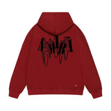 Amiri hoodie chain letter printing
