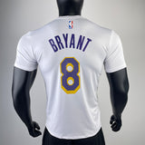 NBA Jerseys Lakers, white size 8, quick-drying short sleeves