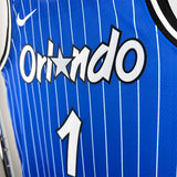NBA Jerseys Season 19, Magic, Retro, Striped Blue No. 1, Hardaway