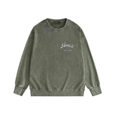Amiri washed sweatshirt letter-filled printing washed and distressed