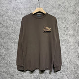Amiri long sleeve shirts mottled pegasus printing