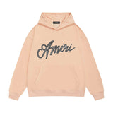 Amiri hoodie black and white print