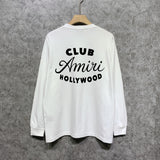 Amiri long sleeve shirts hollywood club printing