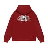 Amiri hoodie letter angel ball print