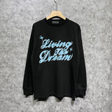 Amiri long sleeve shirts cloud letterprinting