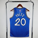 NBA Jerseys Season 19, Magic, Retro, Striped Blue No. 20, Fultz