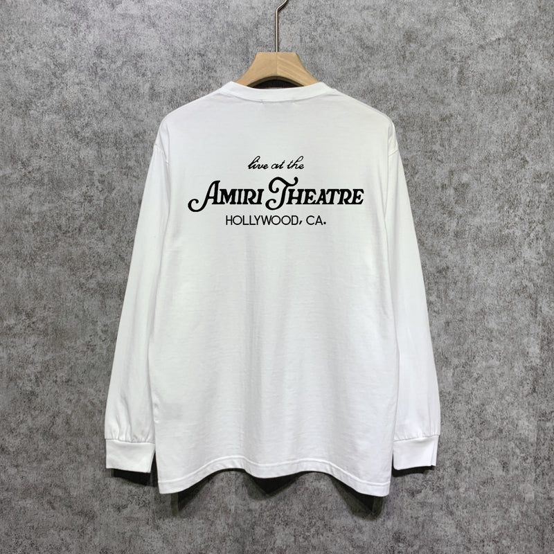 Amiri long sleeve shirts strange letterprinting