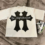Street Unisex T-shirt Hip Hop Punk Vintage Short Sleeve