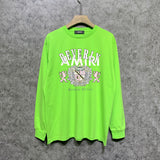 Amiri long sleeve shirts lion medal printing