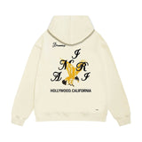 Amiri hoodie hollywood eagle printing