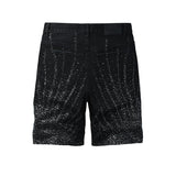 purple brand denim shorts