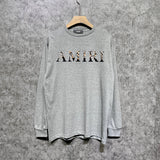 Amiri long sleeve shirts fur printing