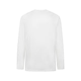 Men long sleeved shirt high street style street trendy easiest for matchletter design men's round neck