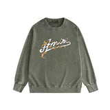 Amiri washed sweatshirt Yeman letter print washed old