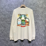 Amiri long sleeve shirts mirror printing