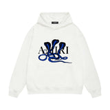 Amiri hoodie new font cobra printing