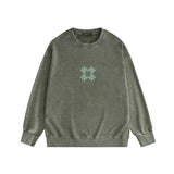 Amiri washed sweatshirt small letter group print washed old