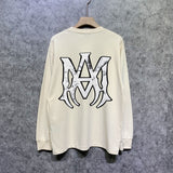 Amiri long sleeve shirts mottled spider printing