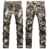 Mens Fashion Jeans Wrinkled snake pattern 583#