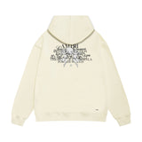 Amiri hoodie letter angel ball print