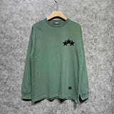 Amiri long sleeve shirts five-star little spider printing