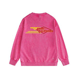 Amiri washed sweatshirt eagle printing washed and distressed