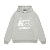Amiri hoodie spotted five-pointed star print