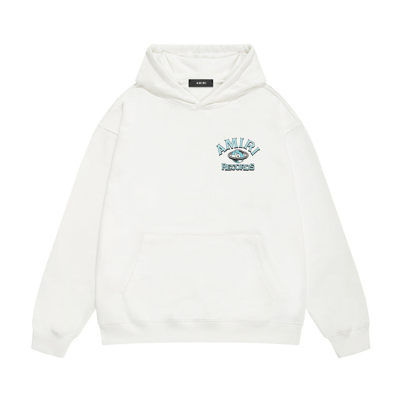 Amiri hoodie earth letter printing