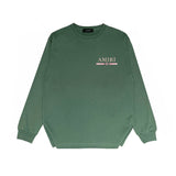 Amiri long sleeve shirts crayon horizontal strip printing