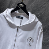 Chh Chrome Hearts Hoodie Casual Hooded Sweater Zip Jacket