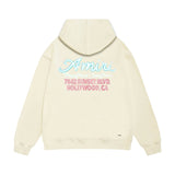 Amiri hoodie wine glass letterprinting