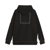 C.e hoodie early spring c.e panda color patchwork pullover hooded sweatshirt