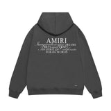 Amiri hoodie hollywood art word printing