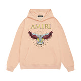 Amiri hoodie five-pointed star flying eagle print