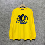 Amiri long sleeve shirts new font cobra printing