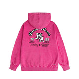 Amiri washed hoodie new arrivalletter logo washed distressed printing