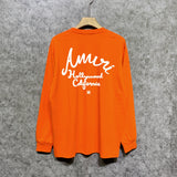 Amiri long sleeve shirts california hollywood letterprinting