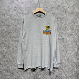 Amiri long sleeve shirts king cobra gold printing