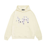 Amiri hoodie metallic glossy letter print