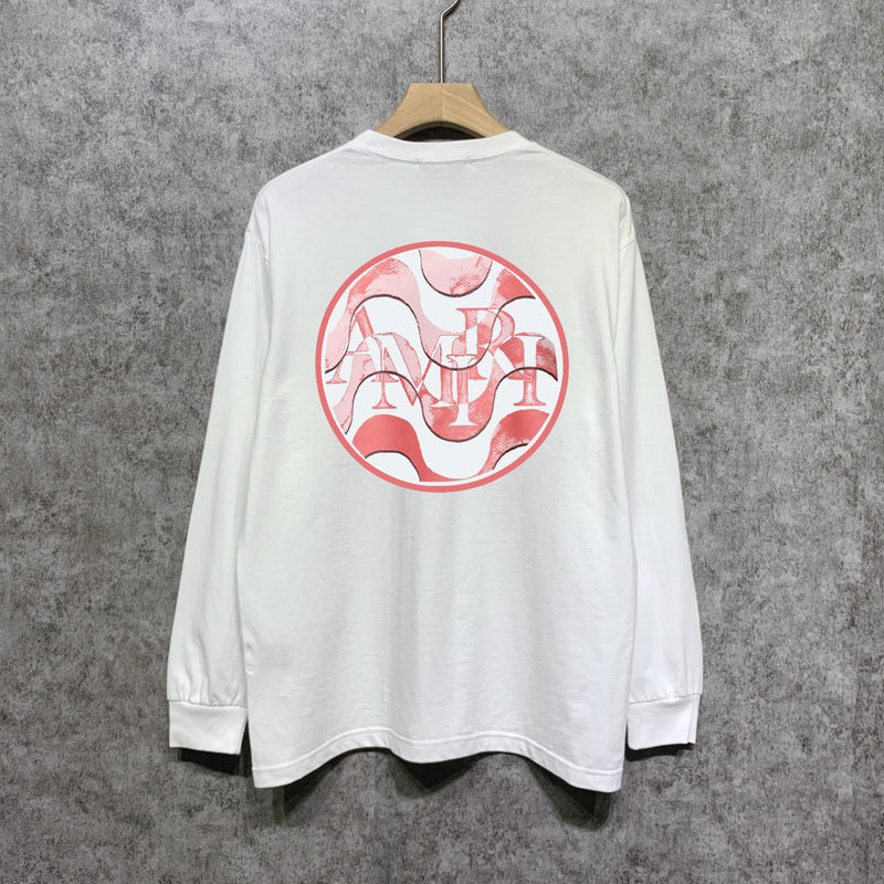 Amiri long sleeve shirts circle sketch printing