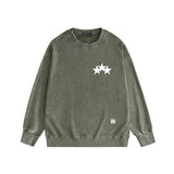 Amiri washed sweatshirt five-star little spider printing washed and distressed