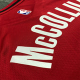 NBA Jerseys Trailblazer, Red (JORDAN) No. 3, McCollum