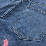 Denim Tears Jeans Loose Men's and Women's Casual Pants
