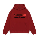 Amiri hoodie red font printing