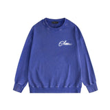 Amiri washed sweatshirt gypsophila printing washed and distressed