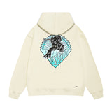 Amiri hoodie black panther print