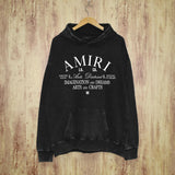 Amiri washed hoodie little spider la&xa washed distressed printing