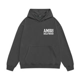 Amiri hoodie wolf music hand print